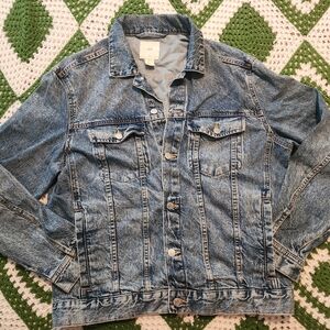 H&M Stonewash Blue Denim Jacket